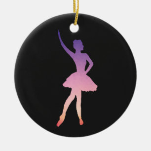 Schönes Ballerina-Geschenk für Ballettmädchen Keramik Ornament