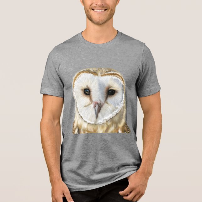 Schönes Barschuhn Tri-Blend Shirt (Vorderseite)
