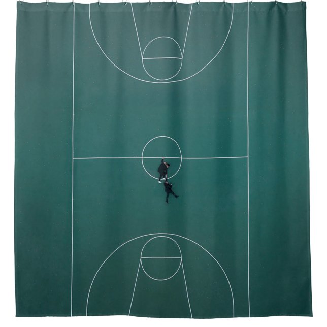 Schönes Basketball-Design Duschvorhang (Vorderseite)