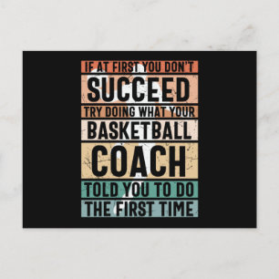 Schönes Basketball-Design Postkarte