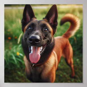 schönes belgisches Malinois Poster