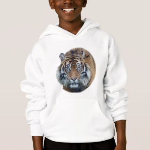 Schönes Bengalisches Tiger Face Foto Hoodie