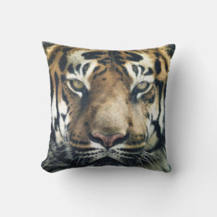 Schönes Bengalisches Tiger Face Foto Kissen