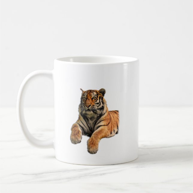 Schönes Bengalisches Tiger-Foto Kaffeetasse (Links)