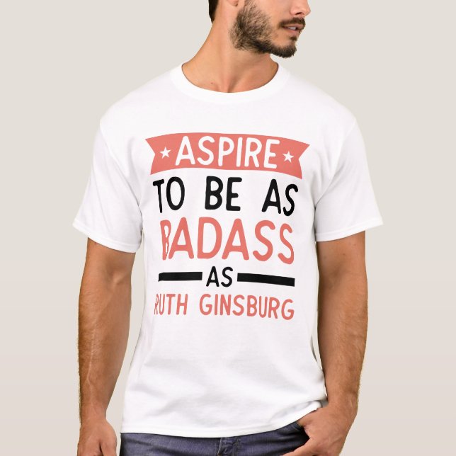 Schönes berüchtigtes RBG Zitat fördert Empowerment T-Shirt (Vorderseite)