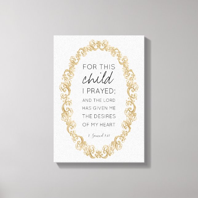 Schönes Bibelbuch Verse Inspiriertes Zitat Leinwanddruck (Vorderseite)