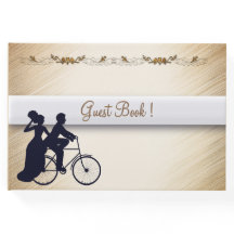 Schönes Bicycle Wedding Guest Book