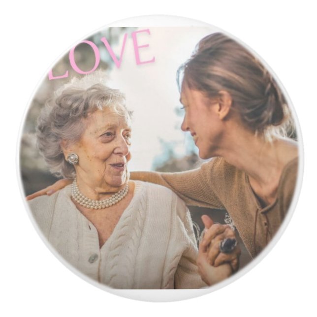 Schönes Bild Keramikknauf (Vorderseite)