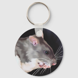 Schönes Bild mit Rat Schlüsselanhänger