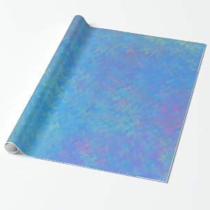 Schönes blau marmoriertes Papier Look Geschenkpapier