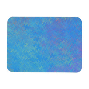 Schönes blau marmoriertes Papier Look Magnet