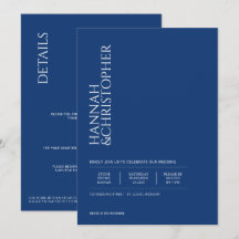 Schönes Blau mit Details Hochzeit