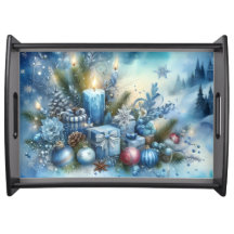 SCHÖNES BLAUES WINTERFERIEN WEIHNACHTSTHEMA
