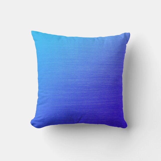 Schönes Blended Blue Kissen (Vorderseite)