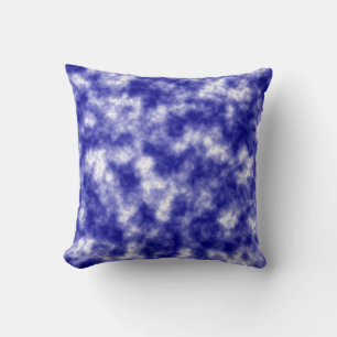 Schönes Blue Storm Throw Kissen