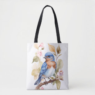 Schönes Bluebird Wasserfarbenbild