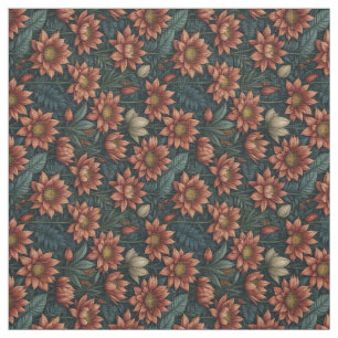 Schönes Blume-Muster Stoff