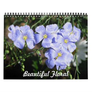 Schönes Blumen Kalender