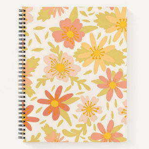 Schönes Blumen Notizbuch zum Anpassen