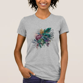 Schönes Blumendesign Teemaschine T-Shirt