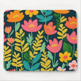 Schönes, blumenfarbenes Feld Mousepad
