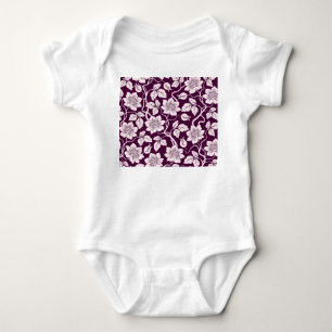 Schönes Blumenmuster Baby Strampler