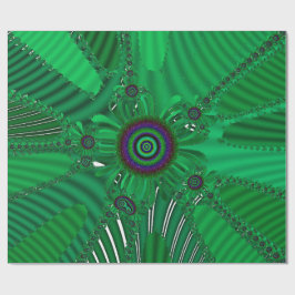 Schönes Blumenmuster Geschenkpapier