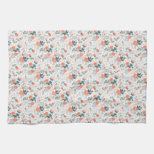 Schönes Blumenmuster Girly Handtuch