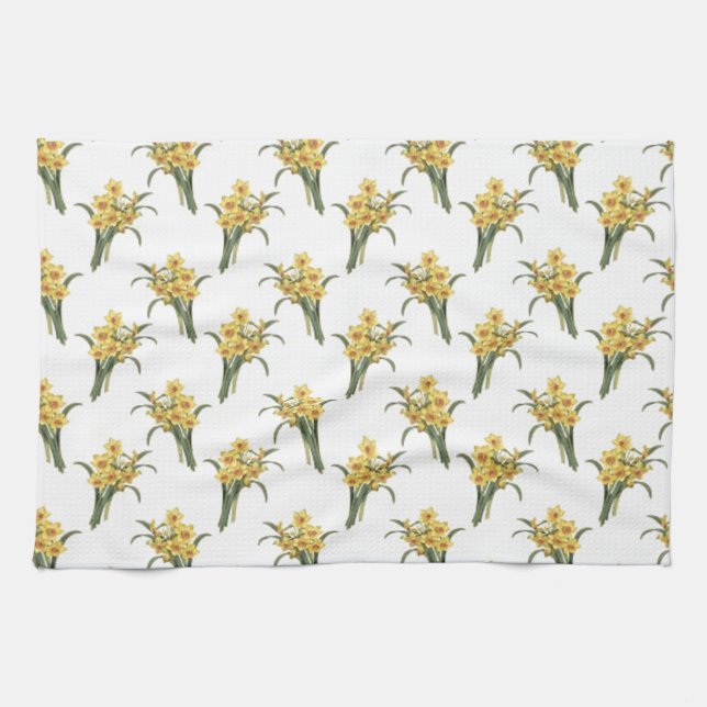 Schönes Blumenmuster-Handtuch Geschirrtuch (Horizontal)