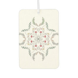 Schönes Blumenmuster, Mandala Autolufterfrischer
