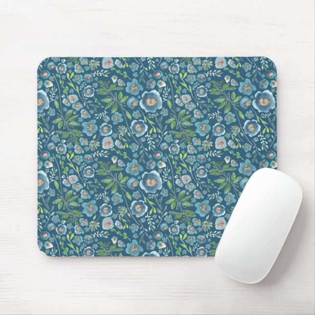 Schönes Blumenmuster Mousepad (Mit Mouse)