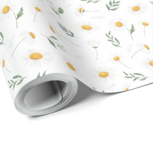 Schönes Blumenpapier Geschenkpapier