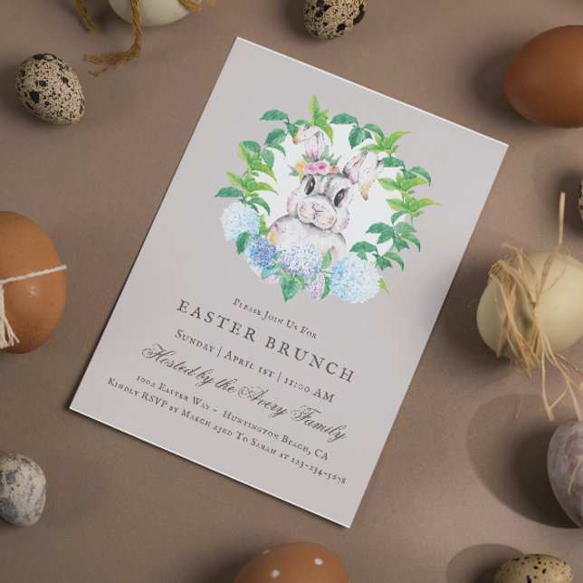 Schönes Blumenstrauß Ostern Brunch Einladung (Von Creator hochgeladen)