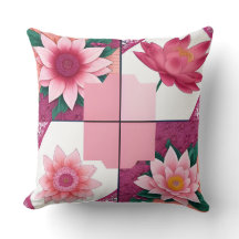 Schönes Blumenwerk mit rosa Blume