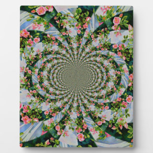 Schönes bohrosa, rote Rosen, Aquarellblumen Fotoplatte