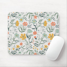 Schönes botanisches Muster Mousepad