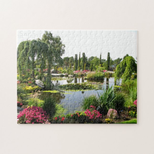 Schönes botanisches Park-Foto Puzzle (Horizontal)