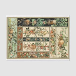Schönes botanisches Seidenpapier