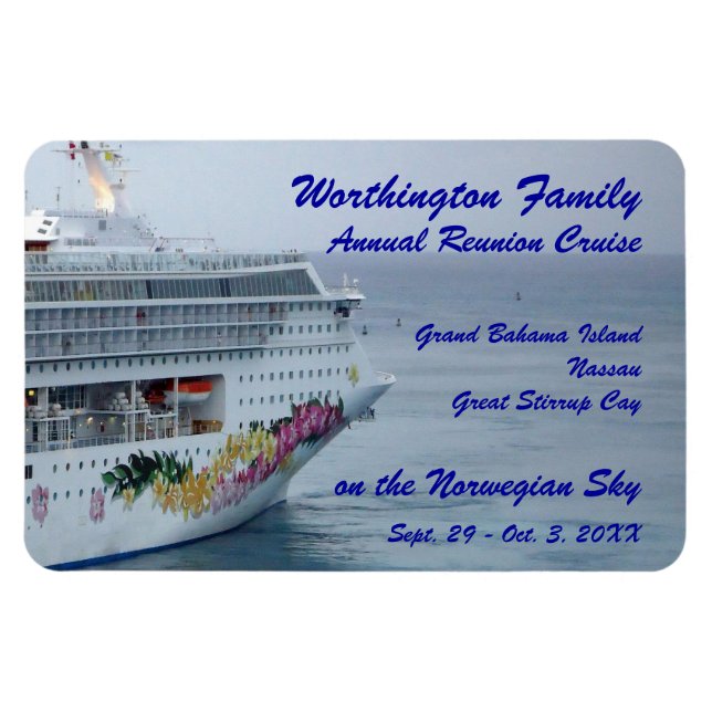 Schönes Bow Custom Cruise Magnet (Horizontal)