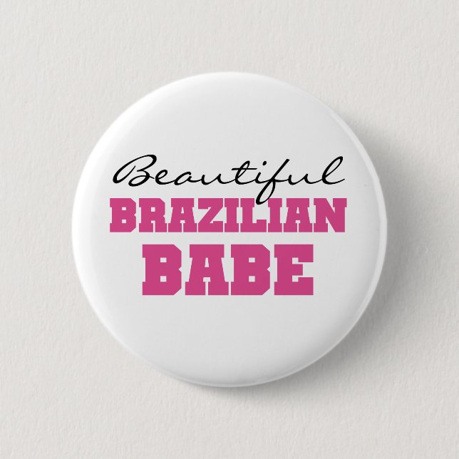 Schönes brasilianisches Baby Button (Vorderseite)