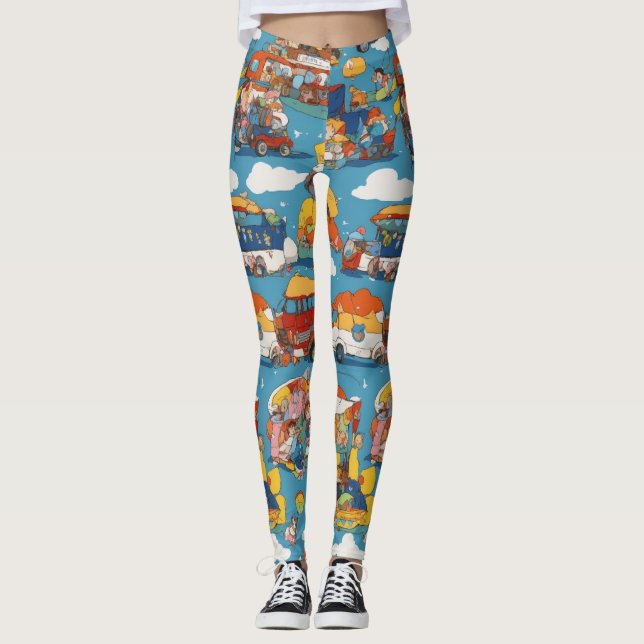 Schönes Bräunen Leggings (Vorderseite)