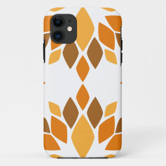 schönes braunes Blumenmuster Case-Mate iPhone Hülle