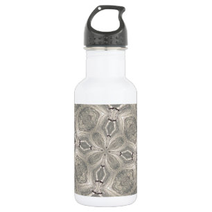 Schönes braunes Kladeskop-Muster Trinkflasche
