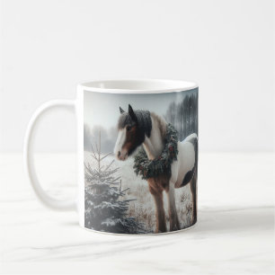 Schönes braunes Pferd Reitsport Tier Liebe Kaffeetasse