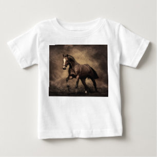 Schönes, braunes Pferdekissen Baby T-shirt