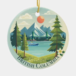 Schönes British Columbia Keramik Ornament