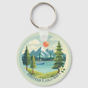 Schönes British Columbia Schlüsselanhänger