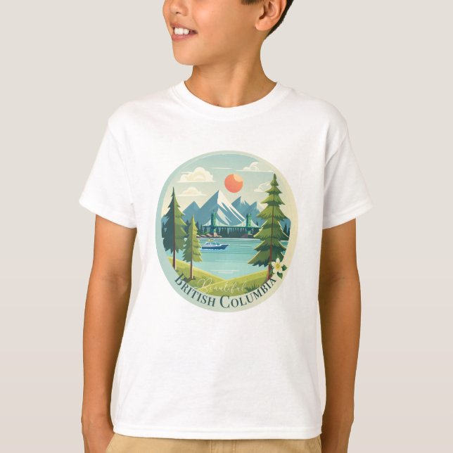 Schönes British Columbia T-Shirt (Vorderseite)