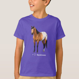 Schönes Buckskin Appaloosa Viertelpferd T-Shirt