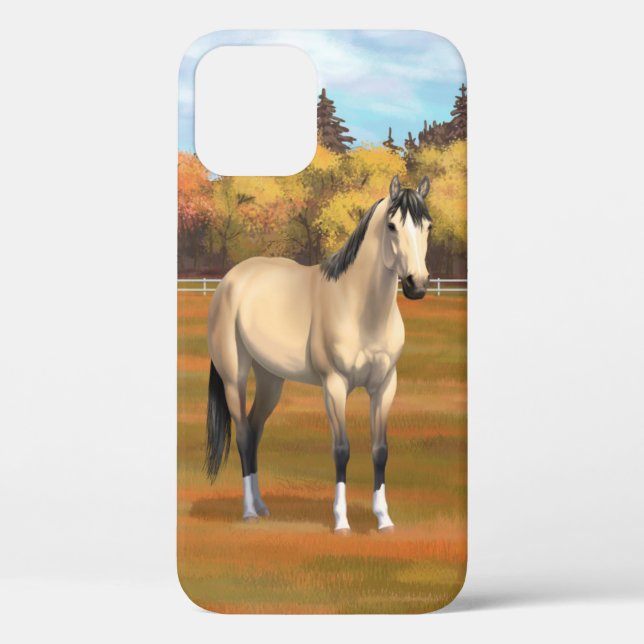 Schönes Buckskin Quarter Horse Case-Mate iPhone Hülle (Rückseite)